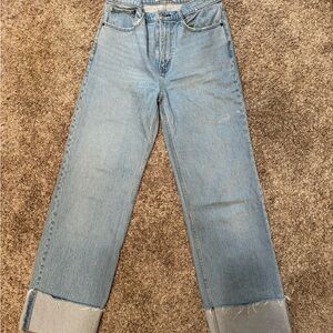 Abercrombie and Fitch 90s Relaxed Jean high rise